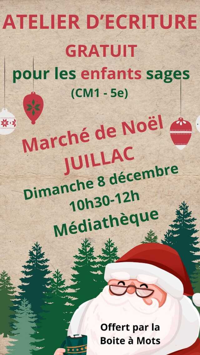 Atelier d'écriture Noël enfants