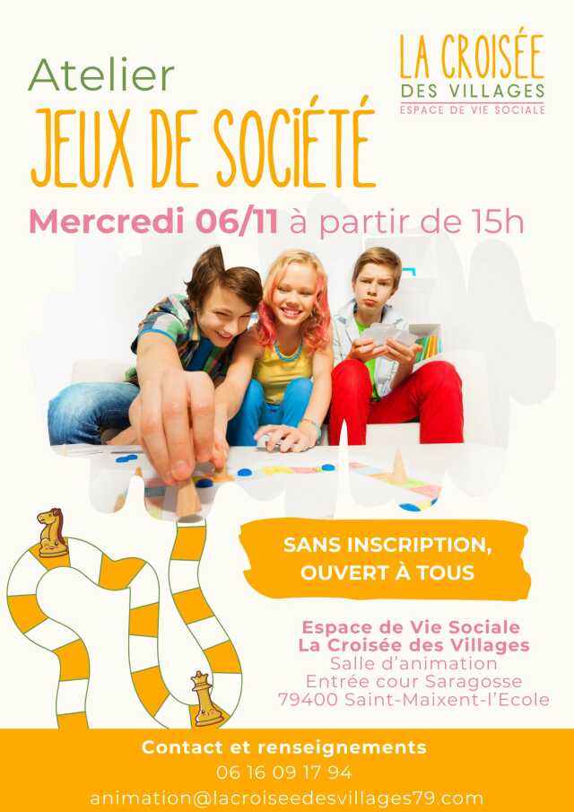 Atelier de Jeux de Société