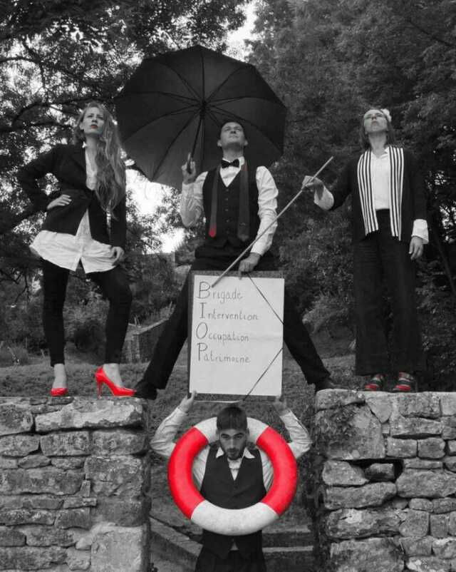 Spectacle “La BIOP” de la compagnie Idéosphère, dans le cadre des Journées Européennes du Patrimoine