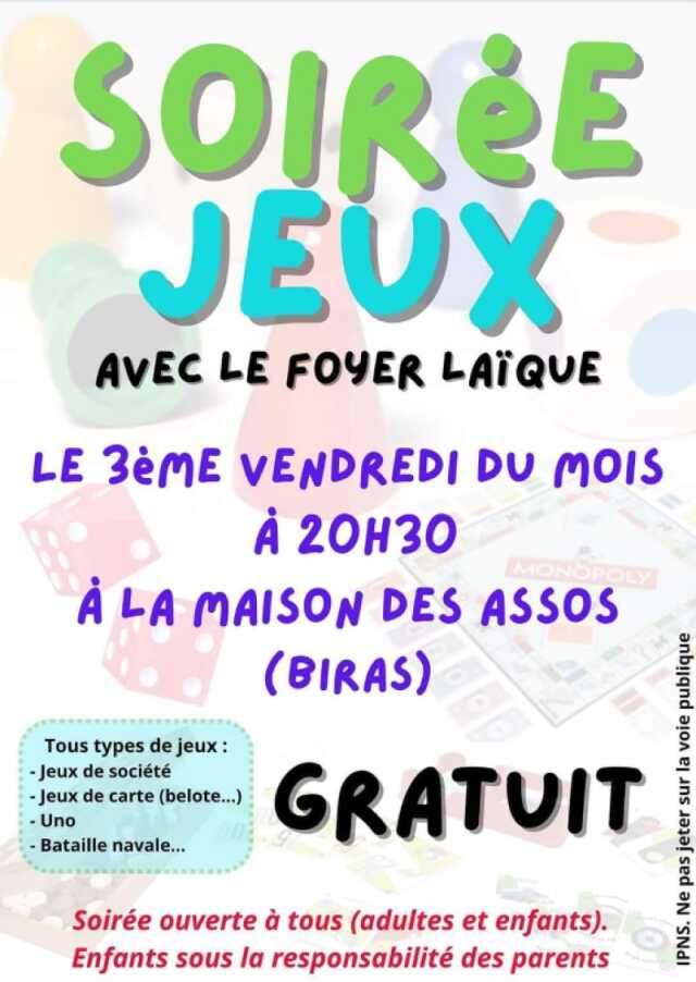 Soirée jeux