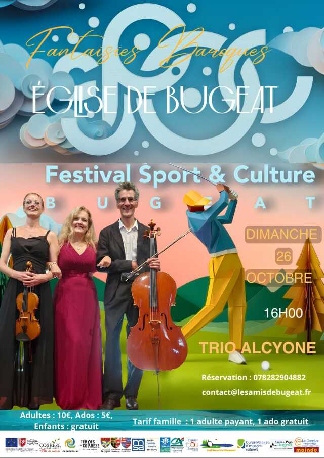 Festival SPOC d'Automne de Bugeat : Concert baroque du Trio Alcyone