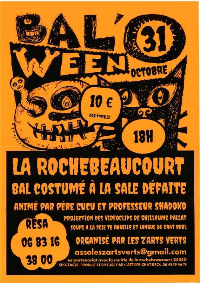 Bal costumé Halloween