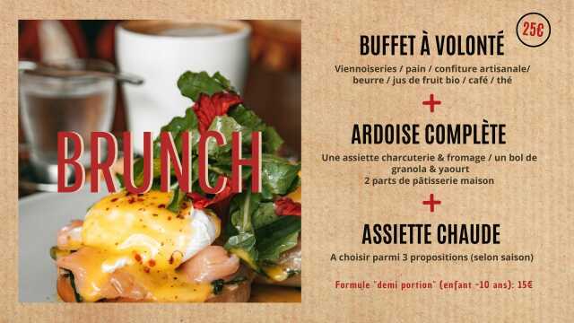 Brunch au Trait d'Union