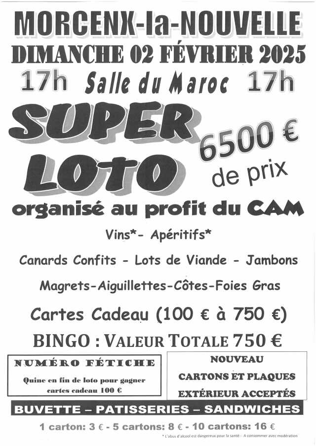 Loto du CAM