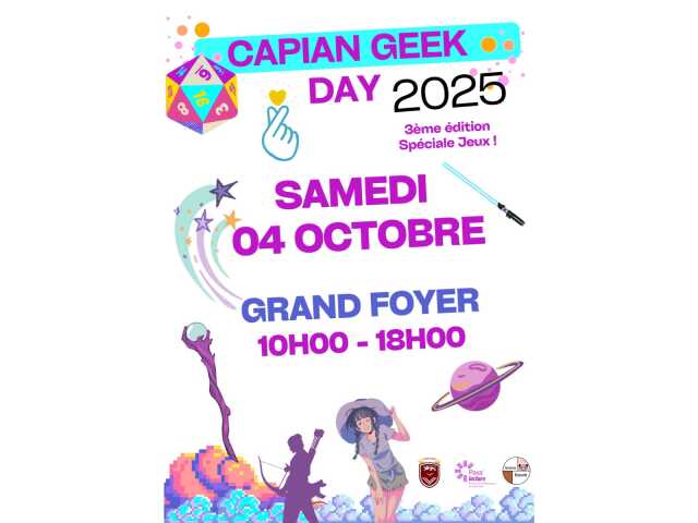 Capian Geek Day : 3e édition