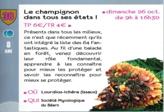 Les champignon dans tous ses états ! - sortie CPIE