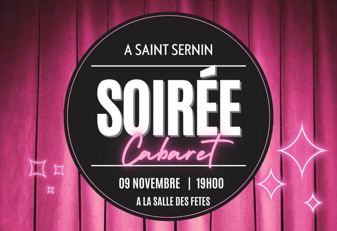 Soirée Cabaret à Saint Sernin de Duras