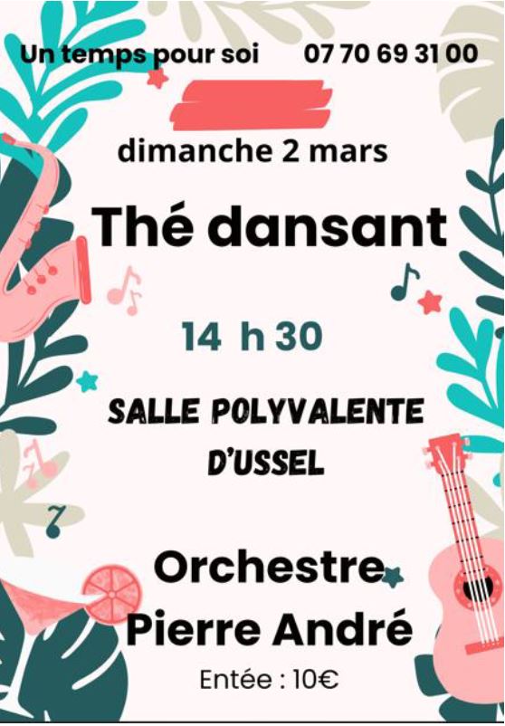 Thé dansant orchestre Pierre André