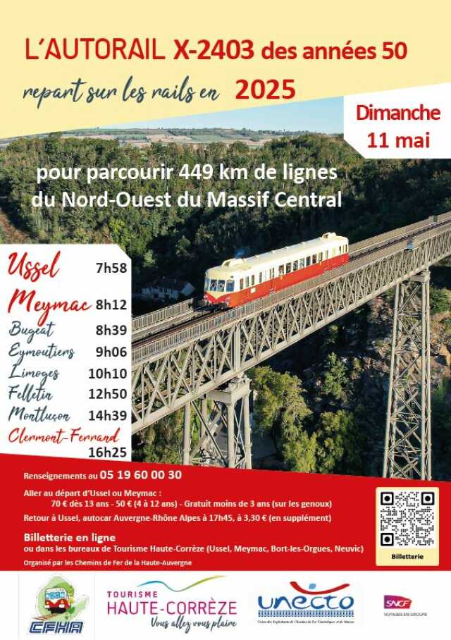 L'autorail X-2403 des années 50 repart sur les rails en 2025