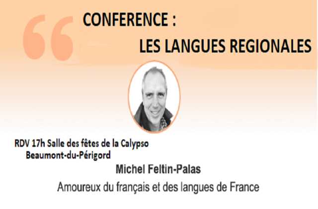 Conférence : les langues régionales de M. Michel FELTIN-PALAS