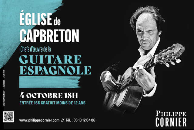 Philippe Cornier interprete les chefs d'oeuvre de la guitare espagnole