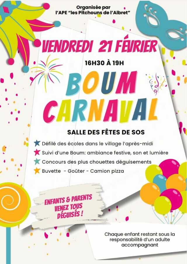 Boum carnaval à Sos