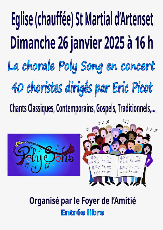 Concert de la Chorale Poly Sons