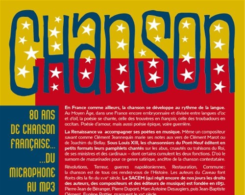 Exposition - Chanson française