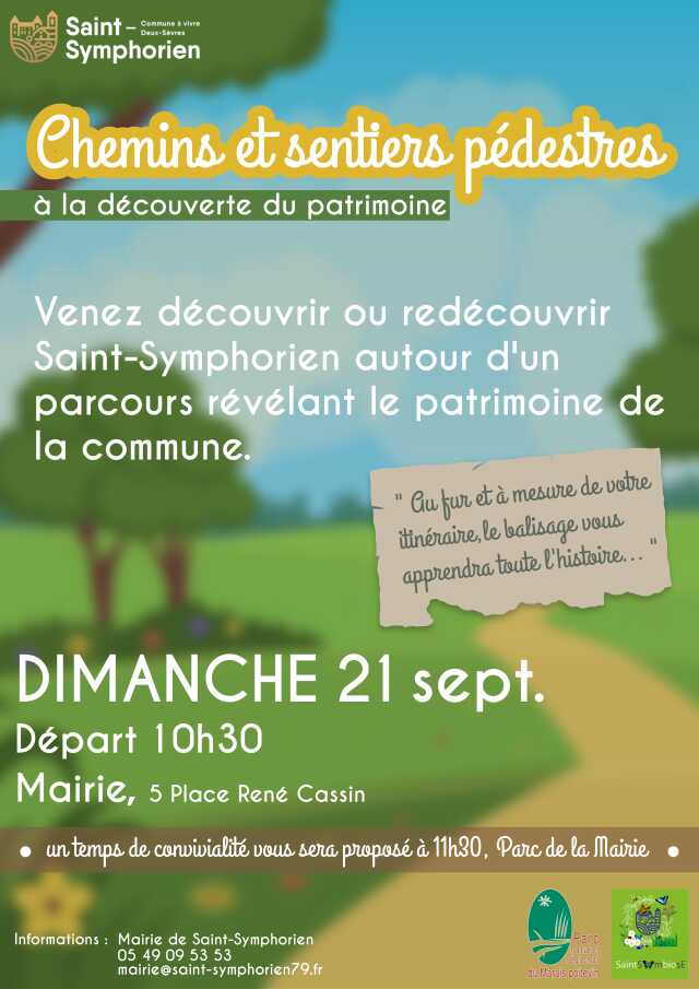 Chemins et sentiers pédestres à la découverte du patrimoine à Saint-Symphorien - Journées Européennes du Patrimoines 2025