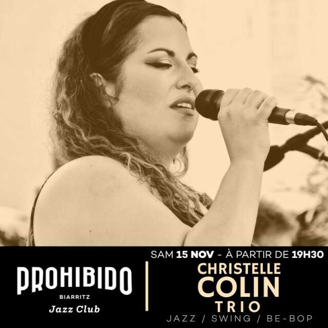 Prohibido Biarritz Jazz Club - Christelle Colin Trio