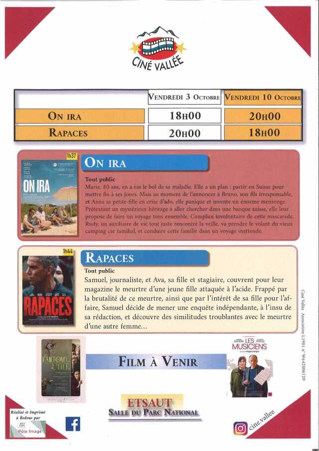 Ciné vallée - Rapaces