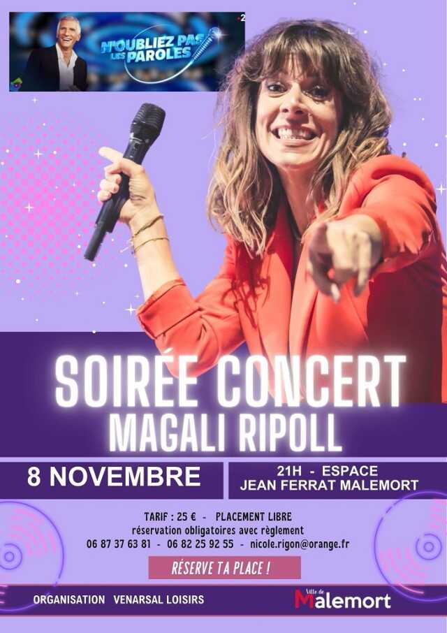 Soirée concert : Magali RIPOLL
