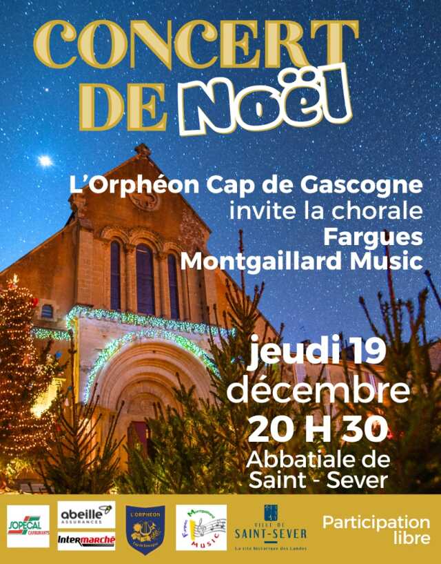 Concert de Noël de L'Orphéon Cap de Gascogne