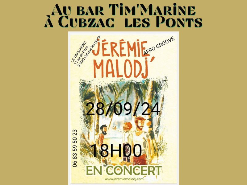 Concert au Tim'Marine à Cubzac Les Ponts