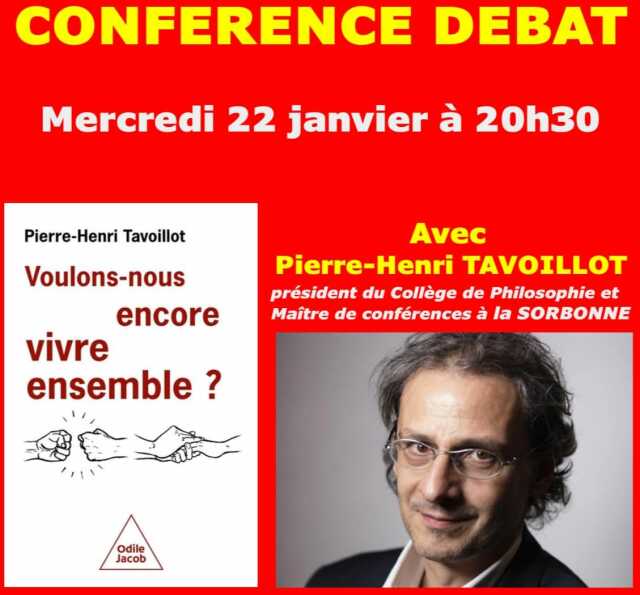 Conférence-débat : Voulons-nous encore vivre ensemble ?