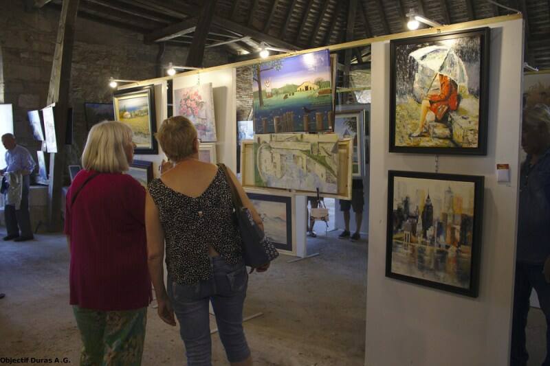 50ième exposition de peintures et sculptures au château de Duras