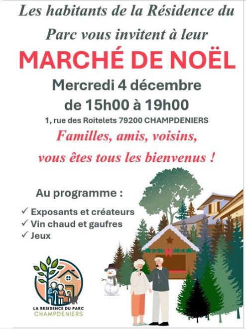 Ehpad : marché de Noël