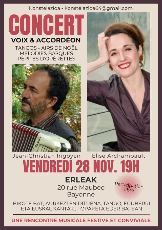 Rencontre musicale voix-accordéon