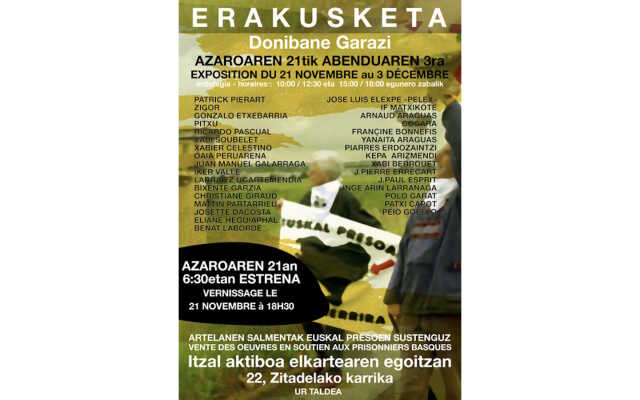 Exposition organisée par l'association Ur taldea dans le cadre d'Euskararen Urtaroa