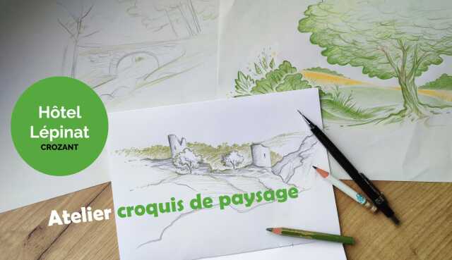 La balade croquis - Initiation croquis de paysage en plein air