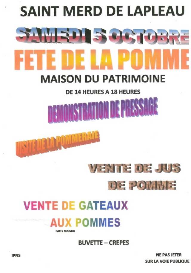 Fête de la pomme