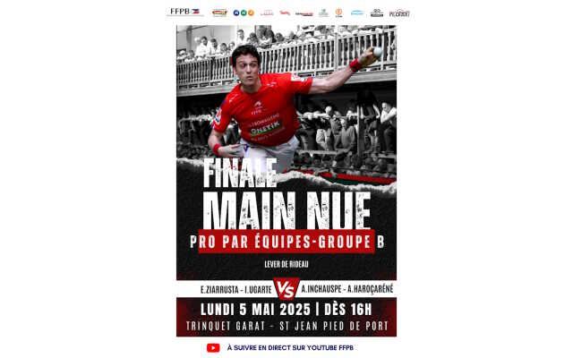 Pelote basque à main nue : finale Main Nue Pro par équipe - groupe B