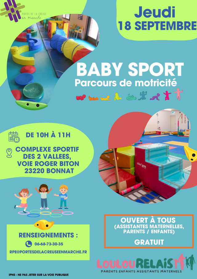 Baby Sport Parcours de motricité