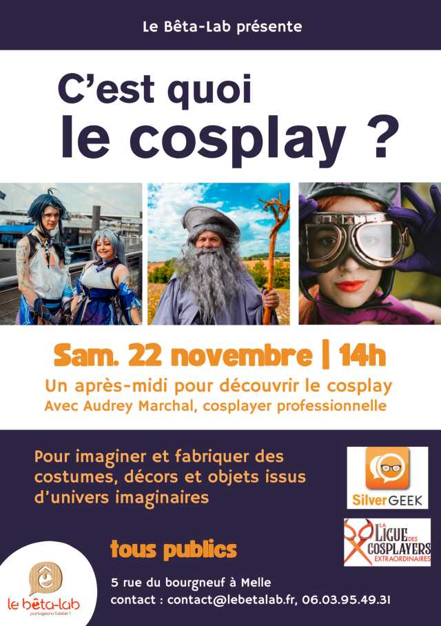 C'est qUoi le cosplay ? Atelier découverte