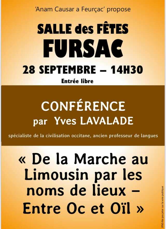 Conférence par Yves Lavalde