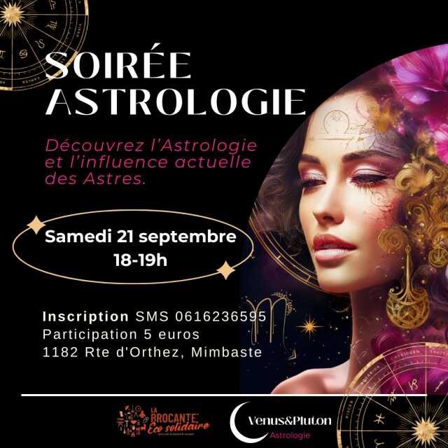 Soirée Astrologie - REPORTÉE