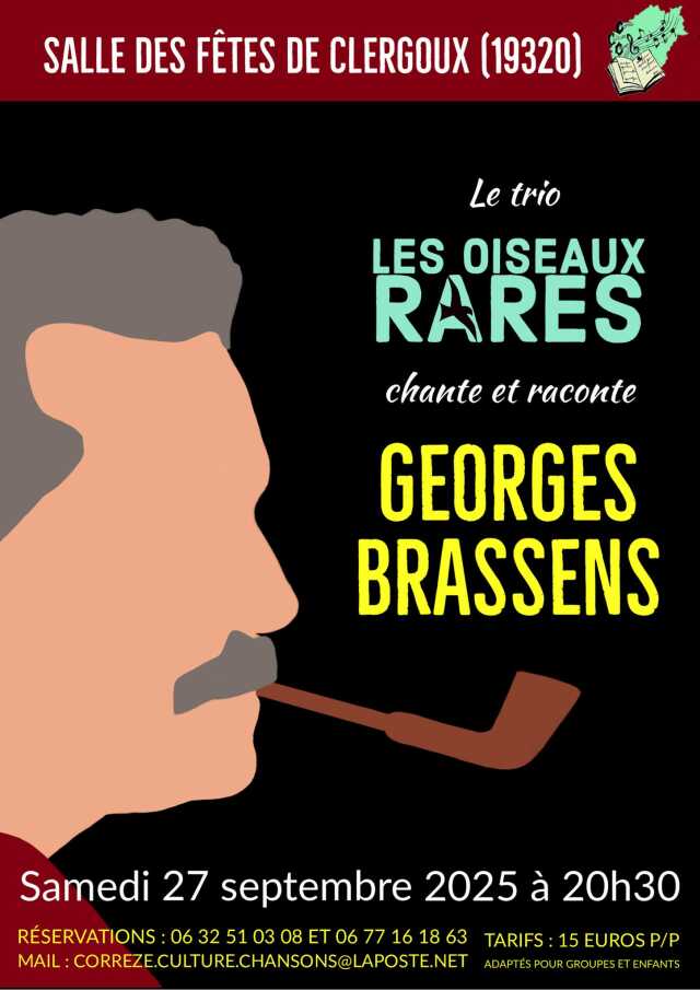 Le trio Les oiseaux rares chantent Georges Brassens