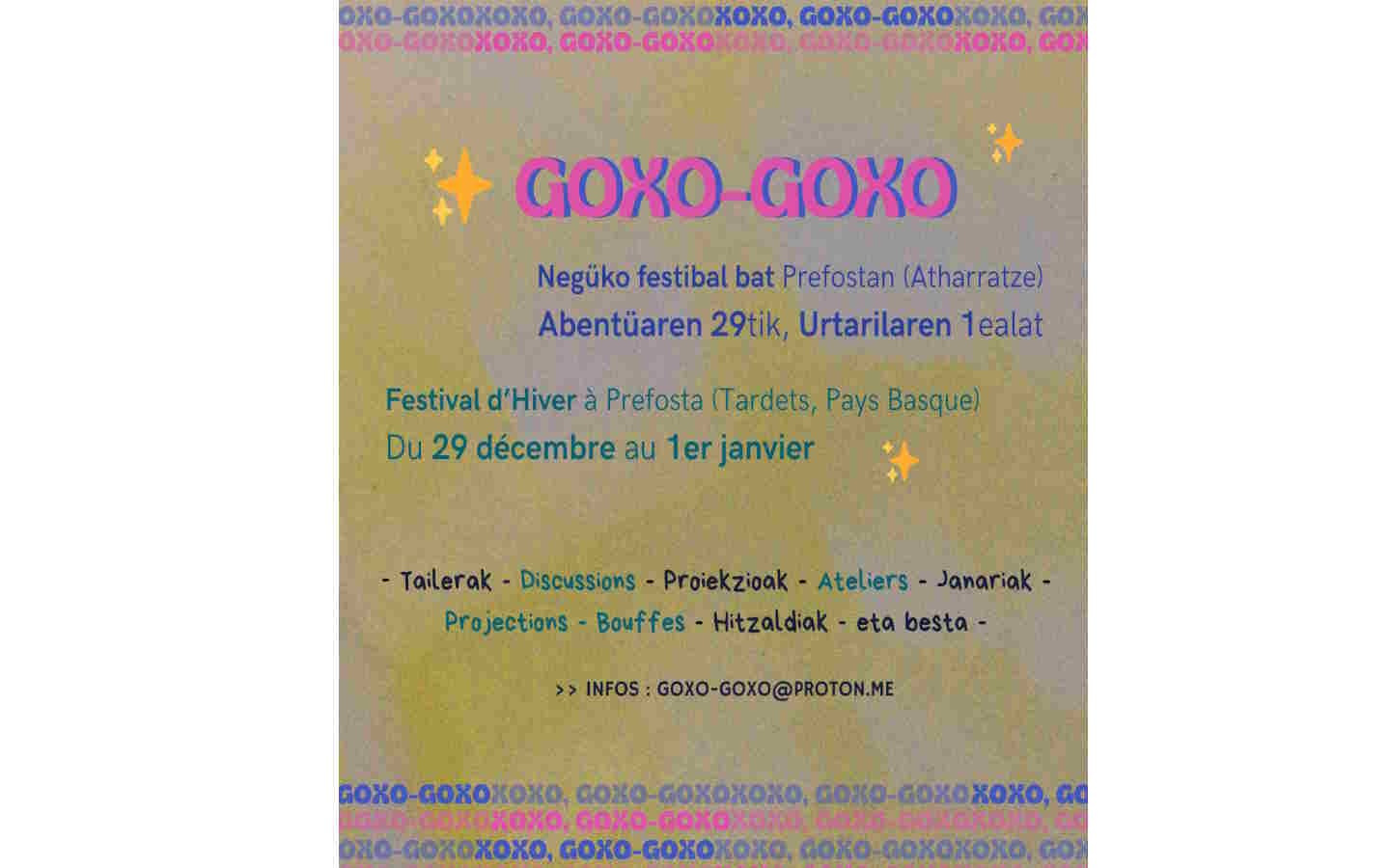 Festival d'hiver : goxo-goxo