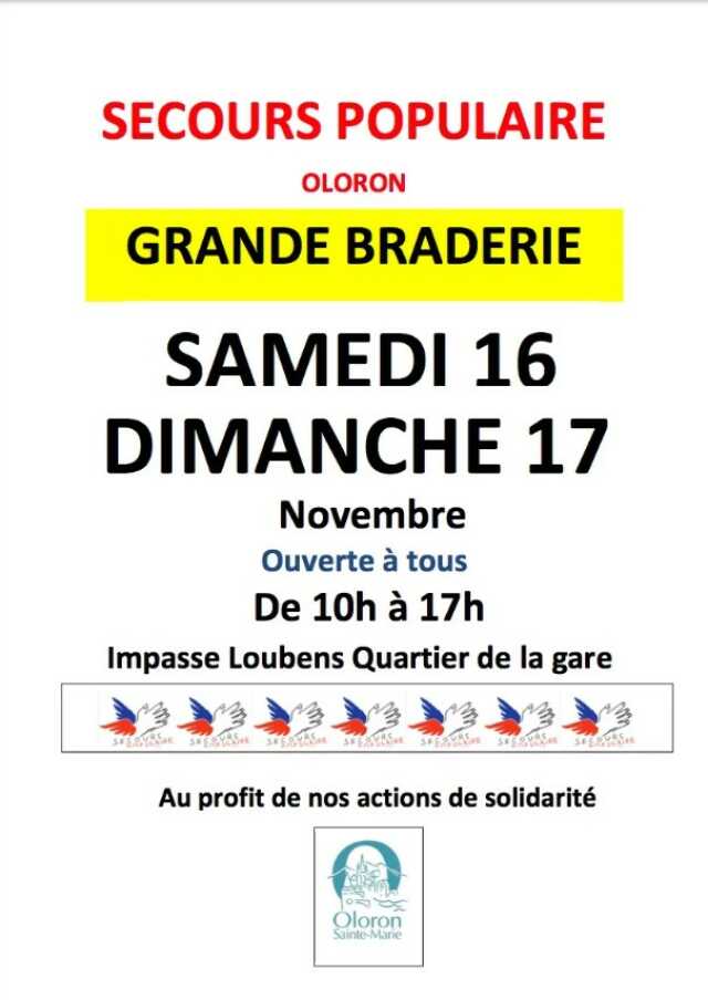 Grande Braderie du Secours Populaire