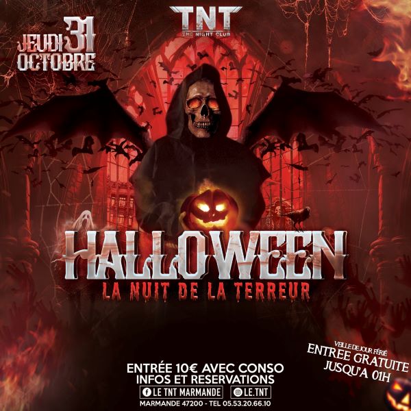 La Nuit de la Terreur Halloween au TNT Marmande