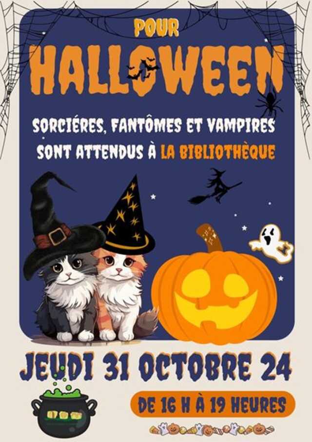 Halloween à la bibliothèque