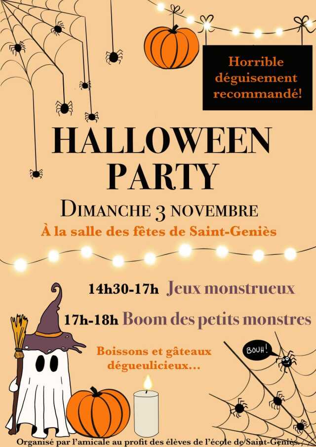 Halloween Party à Saint-Geniès