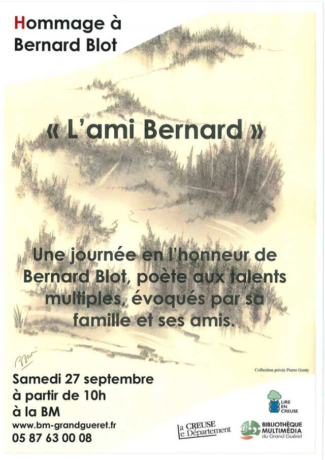Hommage à Bernard Blot 