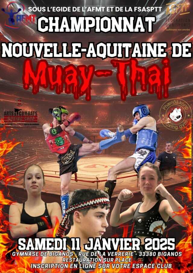 Championnat Nouvelle Aquitaine de Muay Thaï