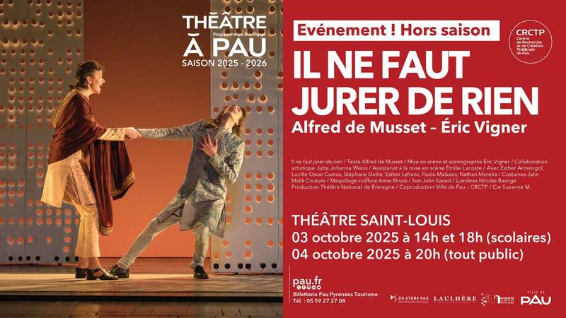 Théâtre à Pau - Il ne faut jurer de rien