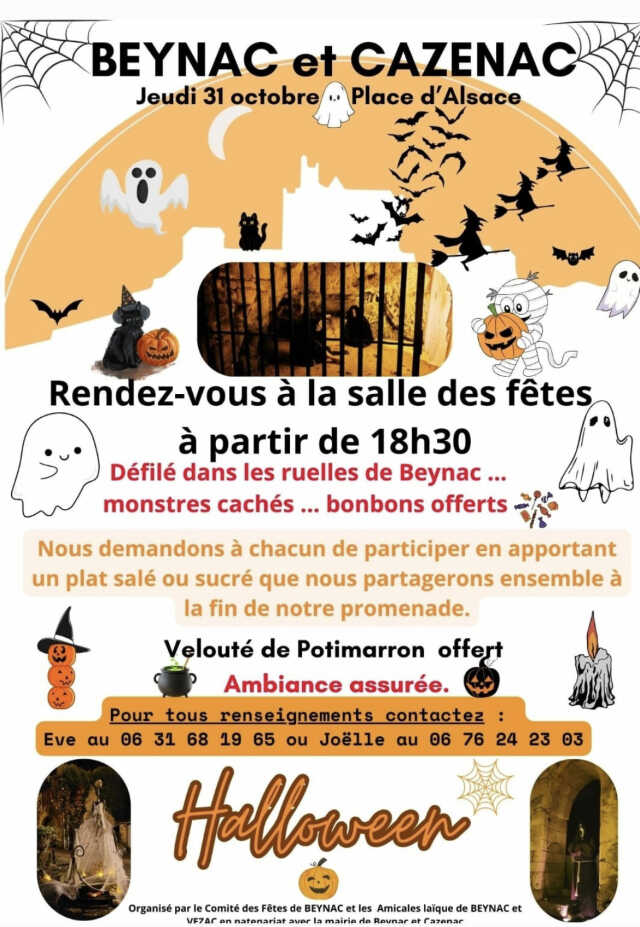 Halloween à Beynac