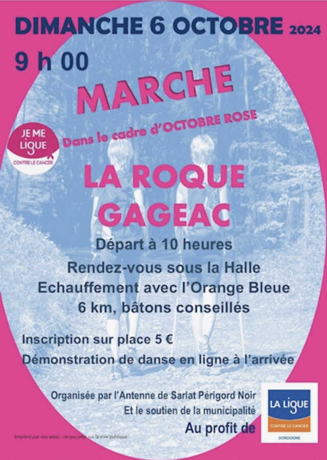 Marche dans le cadre d'Octobre Rose