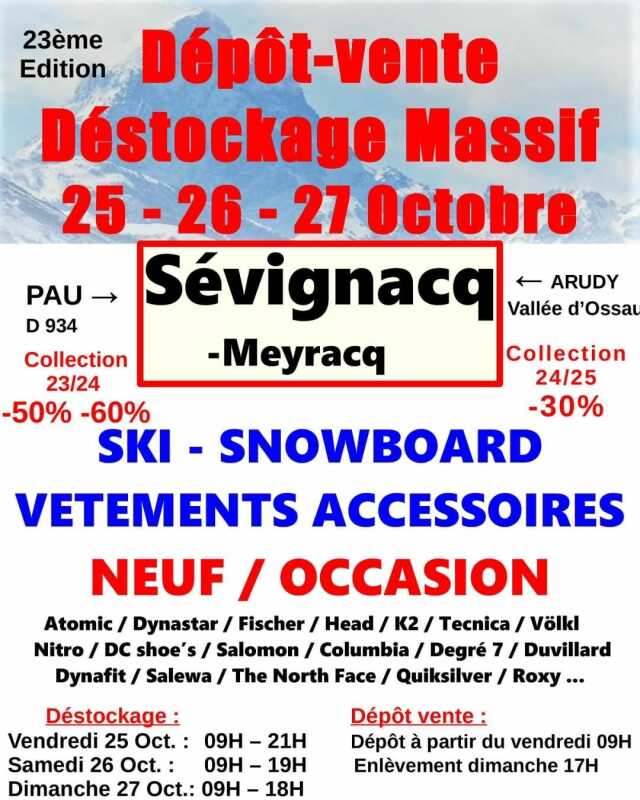 Destockage - Dépot Vente hiver