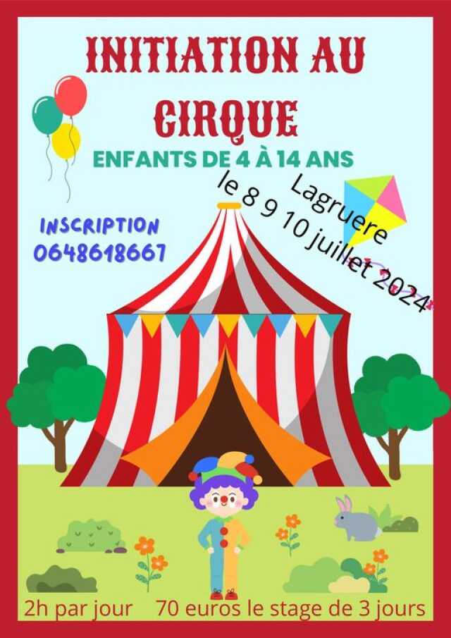 Initiation au cirque