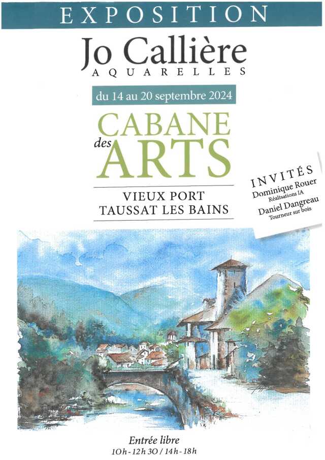 Expositions d'aquarelles : Taussat et son vieux port